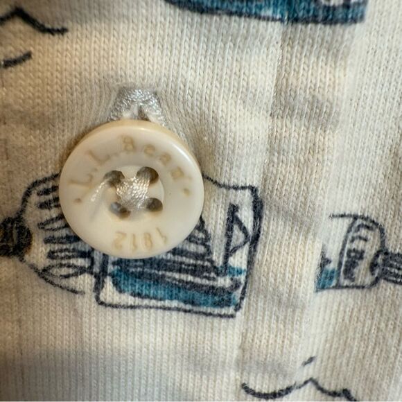 L.L. Bean Organic Cotton Sailboat Shirt Size Large - Picture 10 of 13